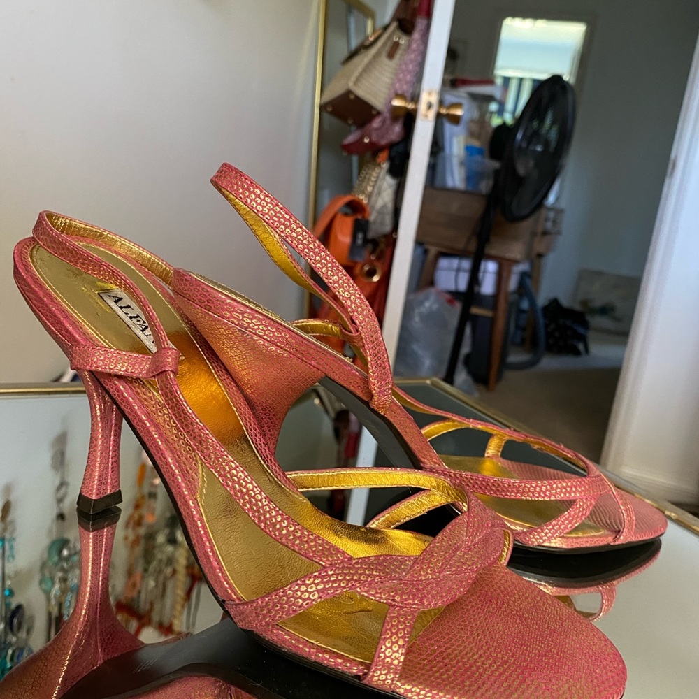 Alfani Pink/Gold sandals